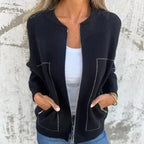 Wren | Casaco Feminino com Fecho de Correr Impermeável Forrado