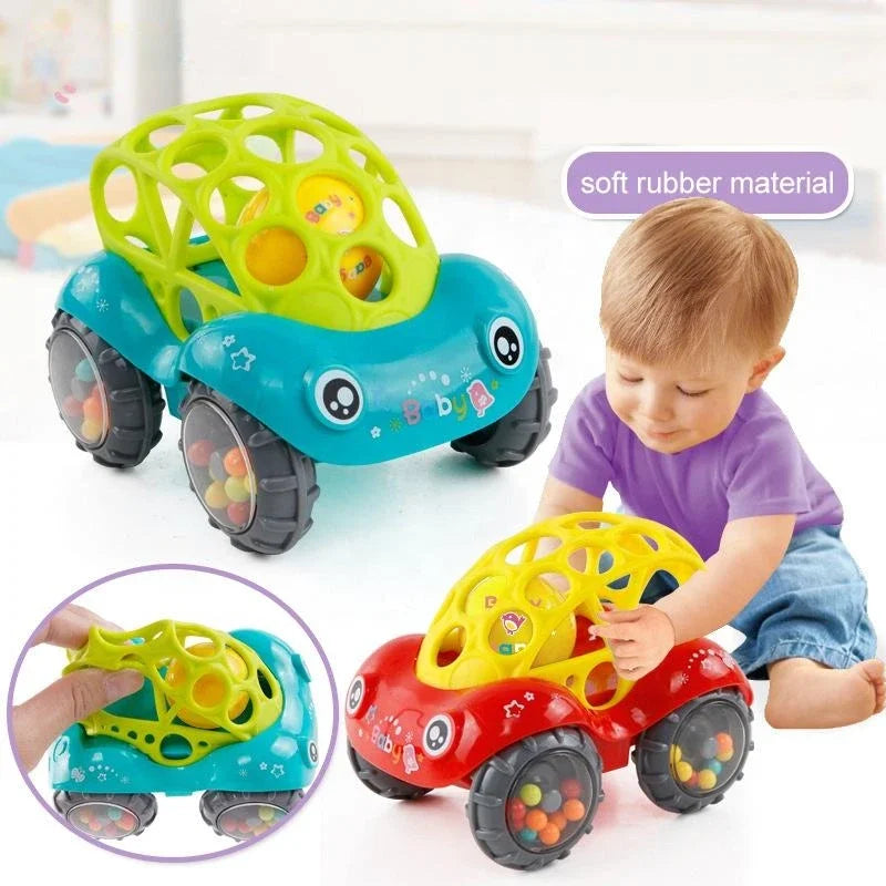 Aria | Carro de Brinquedo | Diversão em Movimento para Crianças | Verde e Vermelho