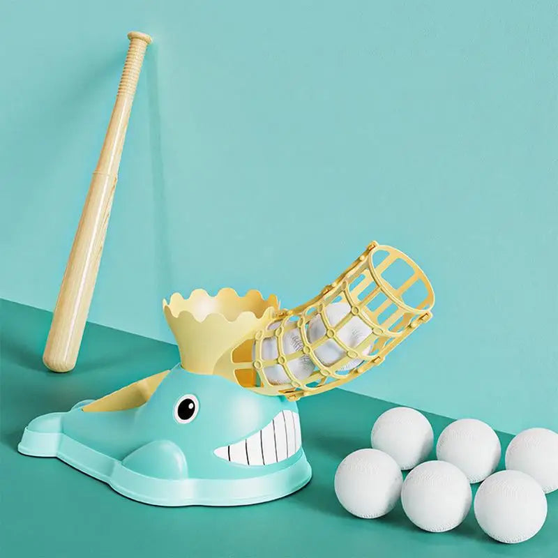 Juno | Lançador Automático de Basebol | Brinquedo Desportivo Infantil | Plástico Seguro