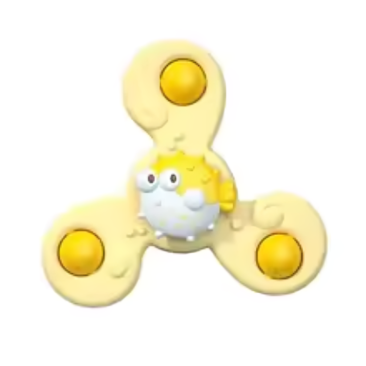 Dione | Brinquedos de Banho Giratórios | Educativos e Divertidos | Seguro, Ventosa