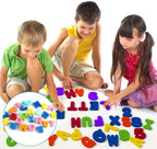 Una | Letras e Números de Banho | Educativo e Divertido | Colorido
