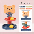 Tamsin | Conjunto de Brinquedo Escorregador e Empilhamento | Estimulação Infantil | Bolas, Copos, Interativo
