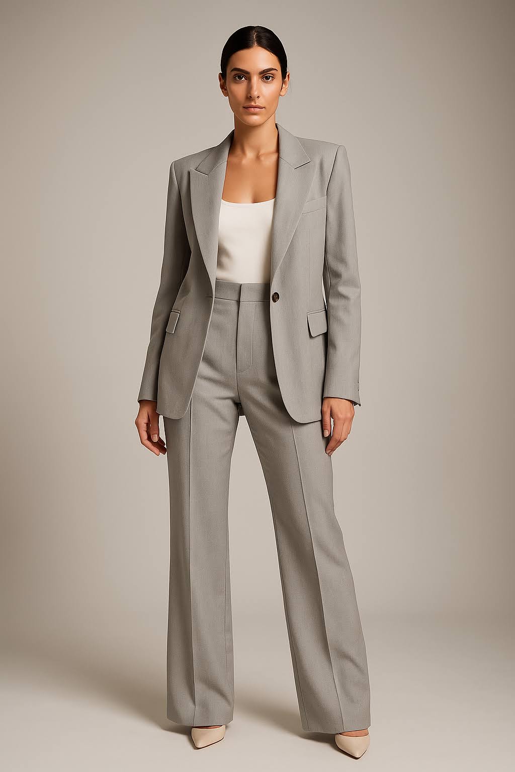 Embla | Mulher Conjunto 2 Peças Blazer Calça Pantalona