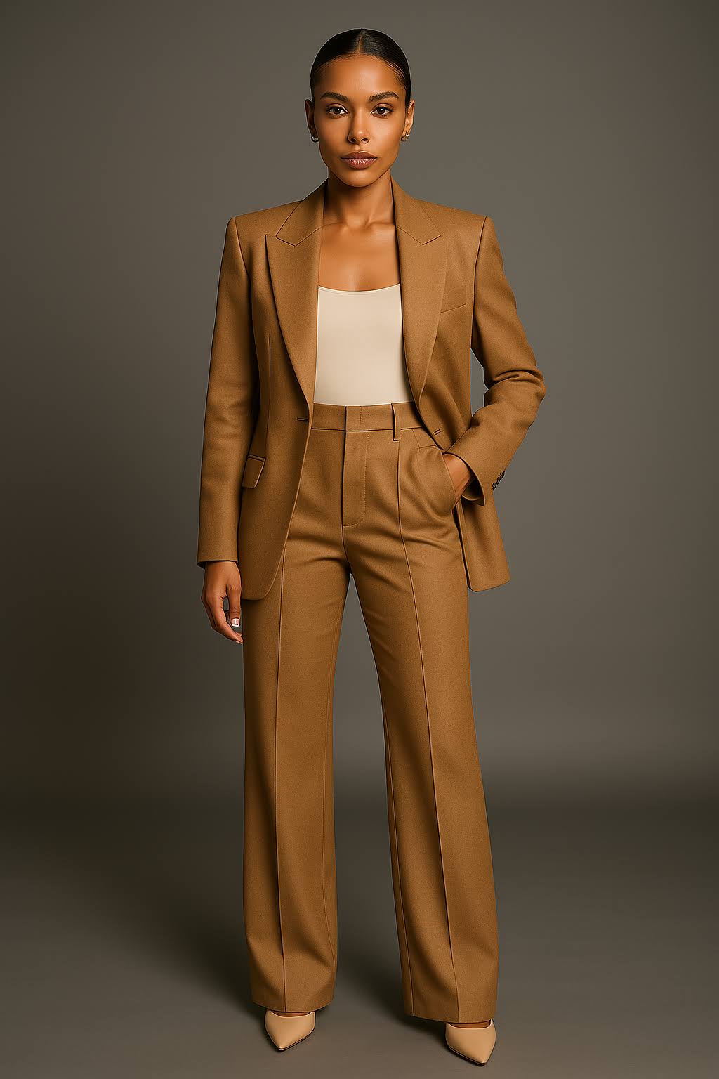 Embla | Mulher Conjunto 2 Peças Blazer Calça Pantalona