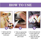 Gel Oral para Cães | Reparador, Antibacteriano | Kit com 3 Unidades
