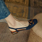 Freya | Mulheres Slingbacks Salto Baixo Palmilha Anatômica