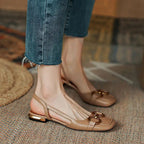 Freya | Mulheres Slingbacks Salto Baixo Palmilha Anatômica