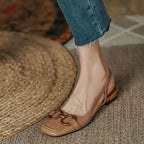 Freya | Mulheres Slingbacks Salto Baixo Palmilha Anatômica