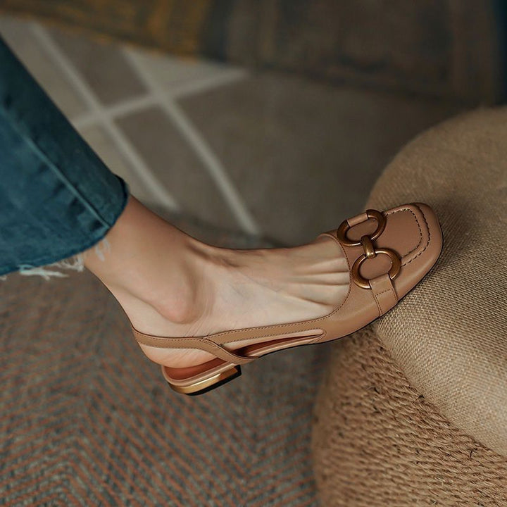 Freya | Mulheres Slingbacks Salto Baixo Palmilha Anatômica