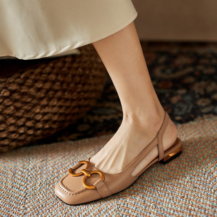 Freya | Mulheres Slingbacks Salto Baixo Palmilha Anatômica