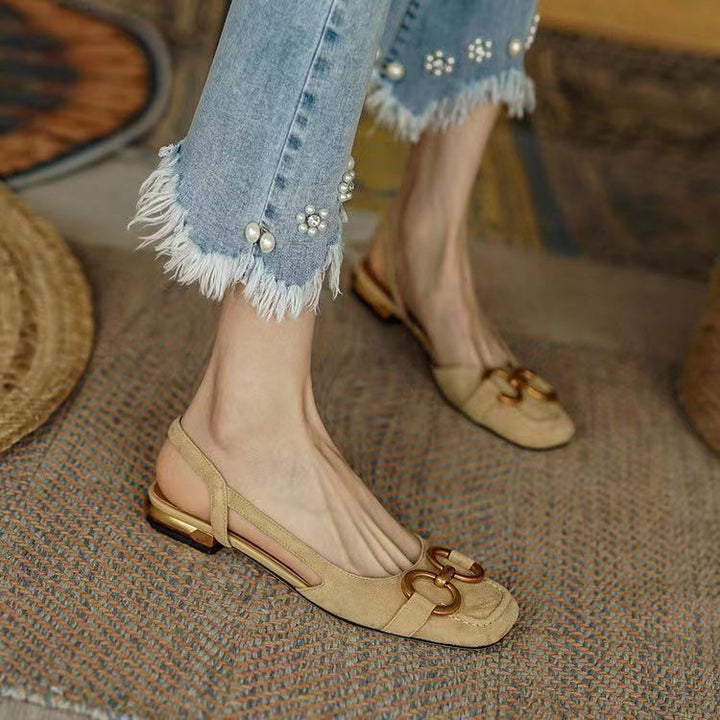Freya | Mulheres Slingbacks Salto Baixo Palmilha Anatômica