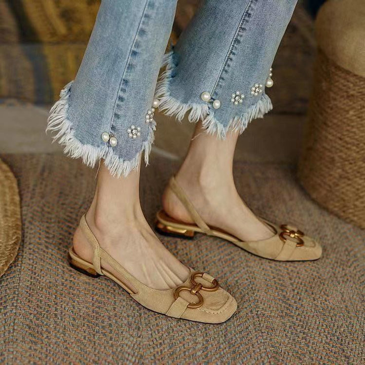 Freya | Mulheres Slingbacks Salto Baixo Palmilha Anatômica