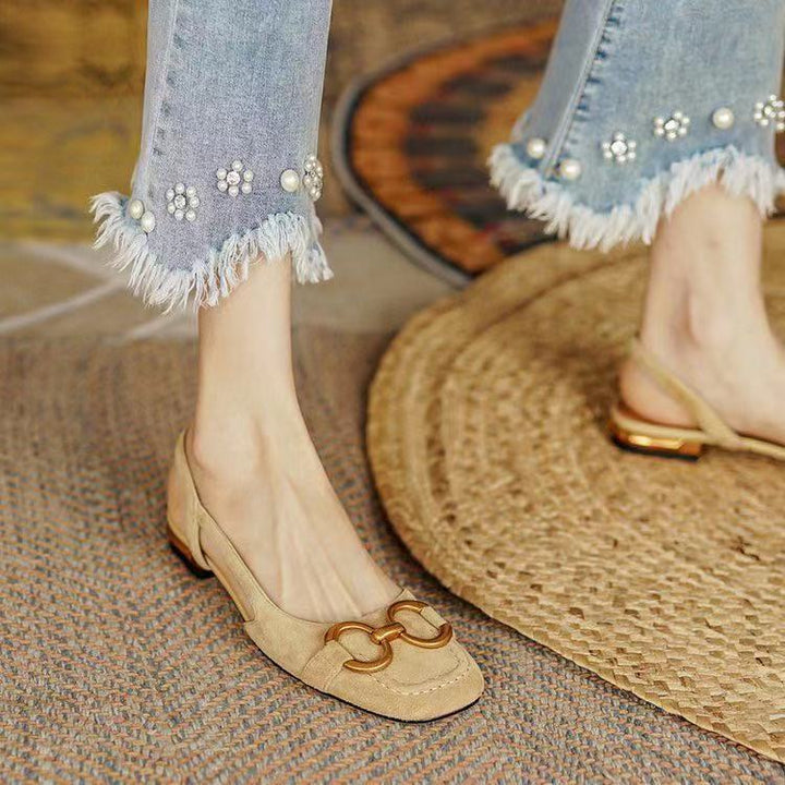 Freya | Mulheres Slingbacks Salto Baixo Palmilha Anatômica