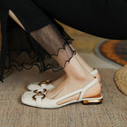 Freya | Mulheres Slingbacks Salto Baixo Palmilha Anatômica