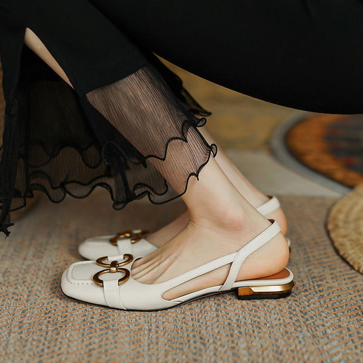Freya | Mulheres Slingbacks Salto Baixo Palmilha Anatômica