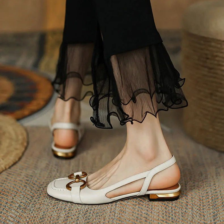 Freya | Mulheres Slingbacks Salto Baixo Palmilha Anatômica