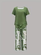 Wynne | Conjunto Feminino 2 Peças Top e Calça Capri