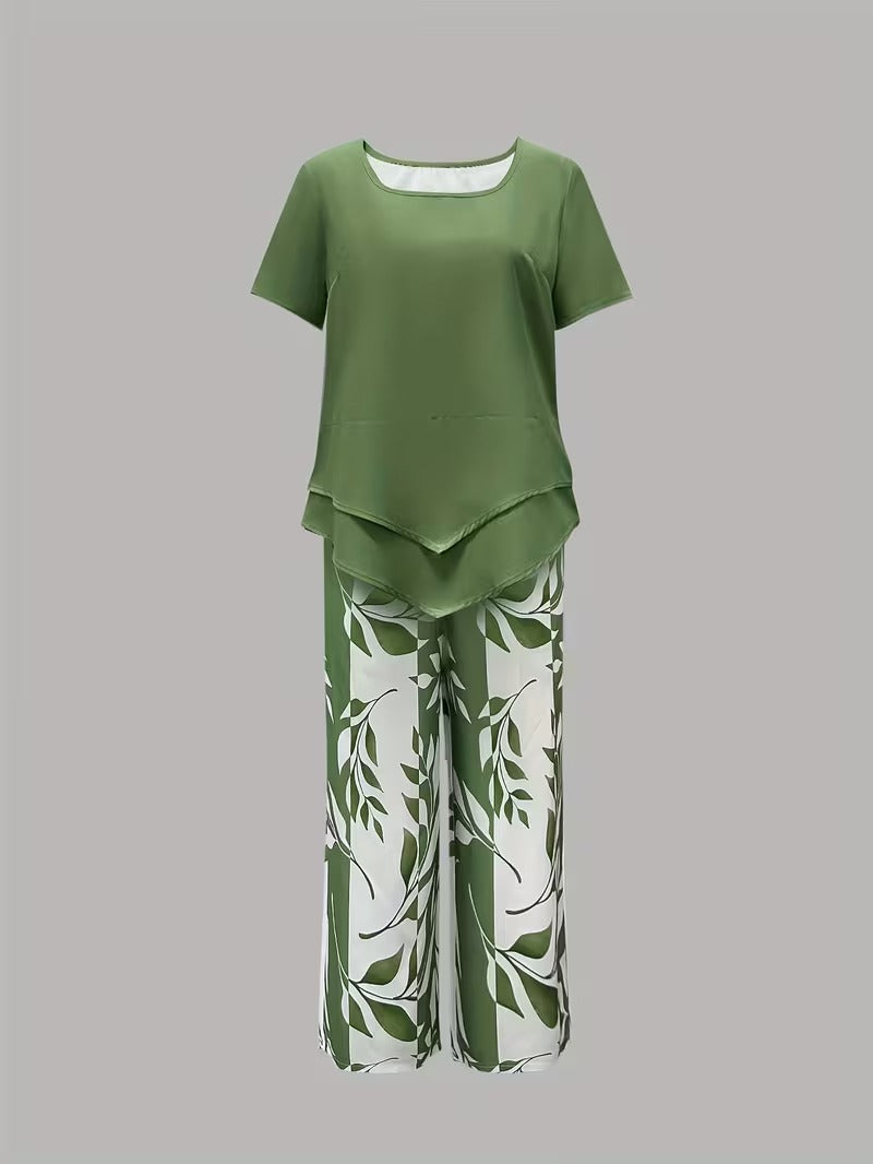 Wynne | Conjunto Feminino 2 Peças Top e Calça Capri