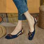 Freya | Mulheres Slingbacks Salto Baixo Palmilha Anatômica