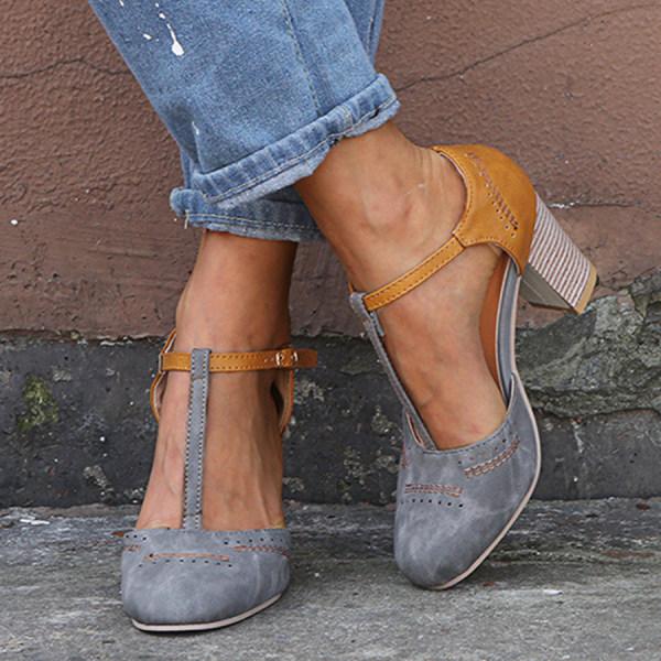 Mira | Sapatos de Salto Femininos Ortopédicos Couro