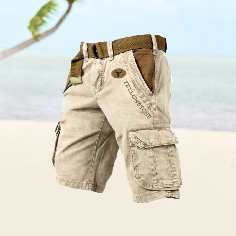 Linnea | Homem Cargo Shorts Relaxed