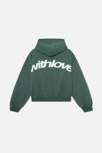 Mulher Hoodie Mix de Algodão Com Amor