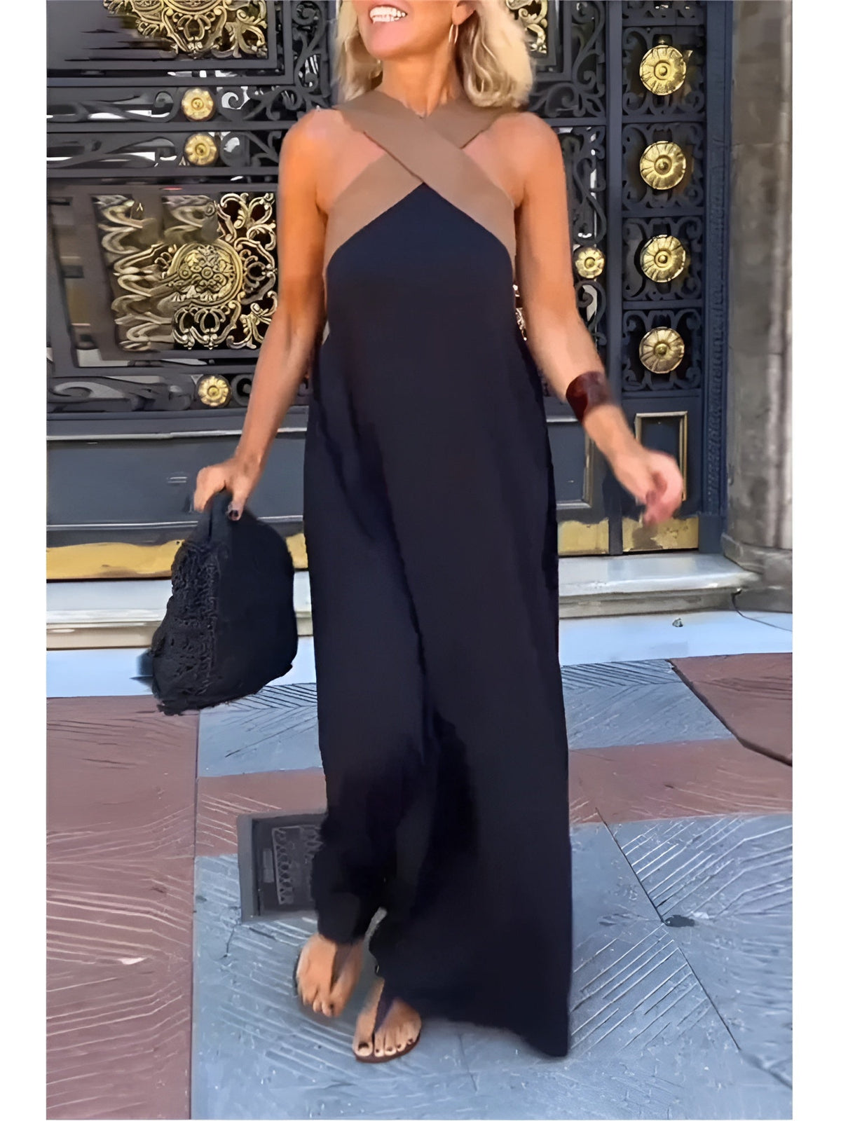 Vestido Feminino Ombros Descobertos Amplo