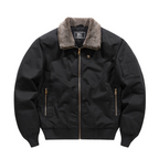Faline | Homem Bomber Jacket Colarinho Fecho
