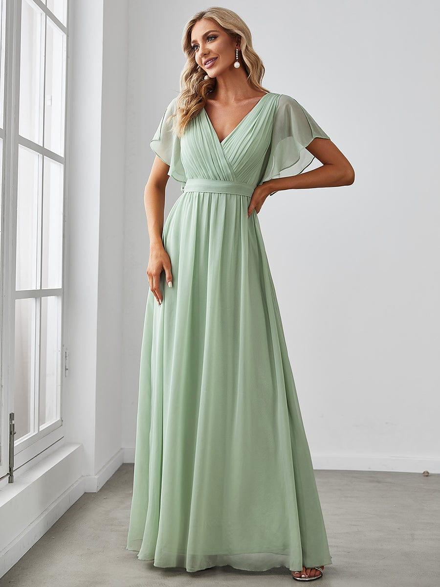 Vestido Maxi em Gaze Linha A para Mulher
