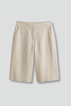 Shorts Feminino Cintura Alta Algodão Elástico