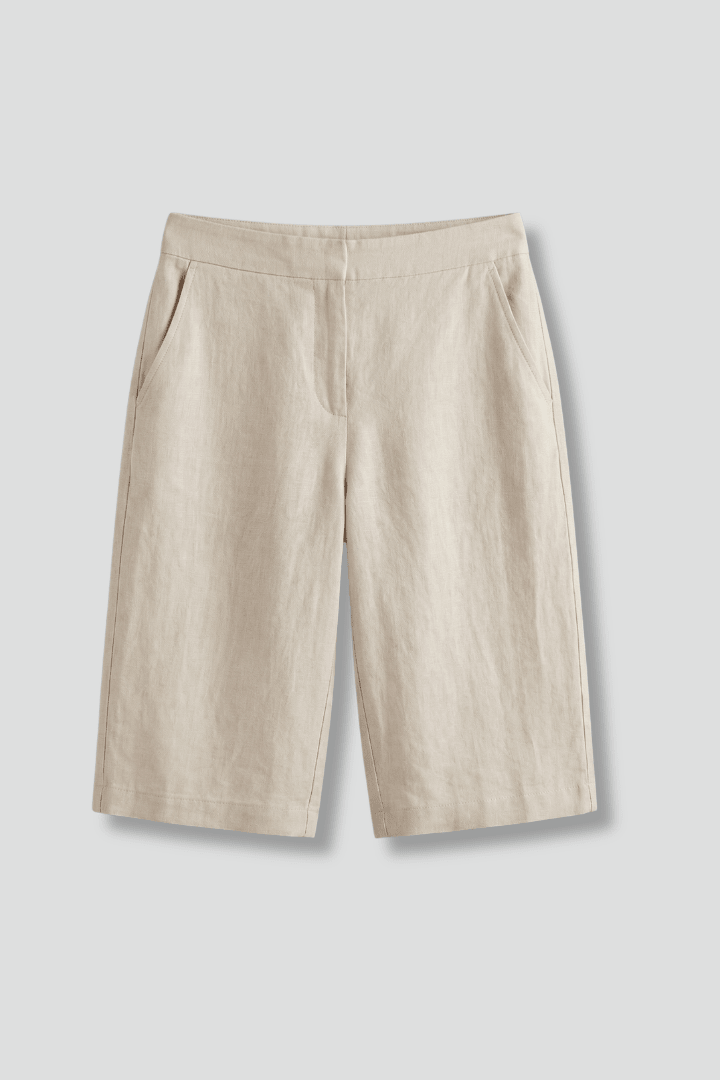Shorts Feminino Cintura Alta Algodão Elástico
