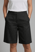 Shorts Feminino Cintura Alta Algodão Elástico