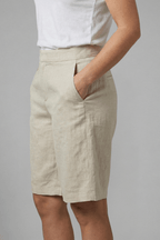 Shorts Feminino Cintura Alta Algodão Elástico