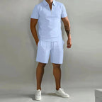 Jolie | Conjunto Masculino 2 Peças Polo e Short Casual