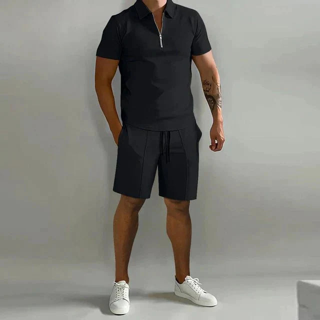 Jolie | Conjunto Masculino 2 Peças Polo e Short Casual