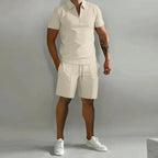 Jolie | Conjunto Masculino 2 Peças Polo e Short Casual