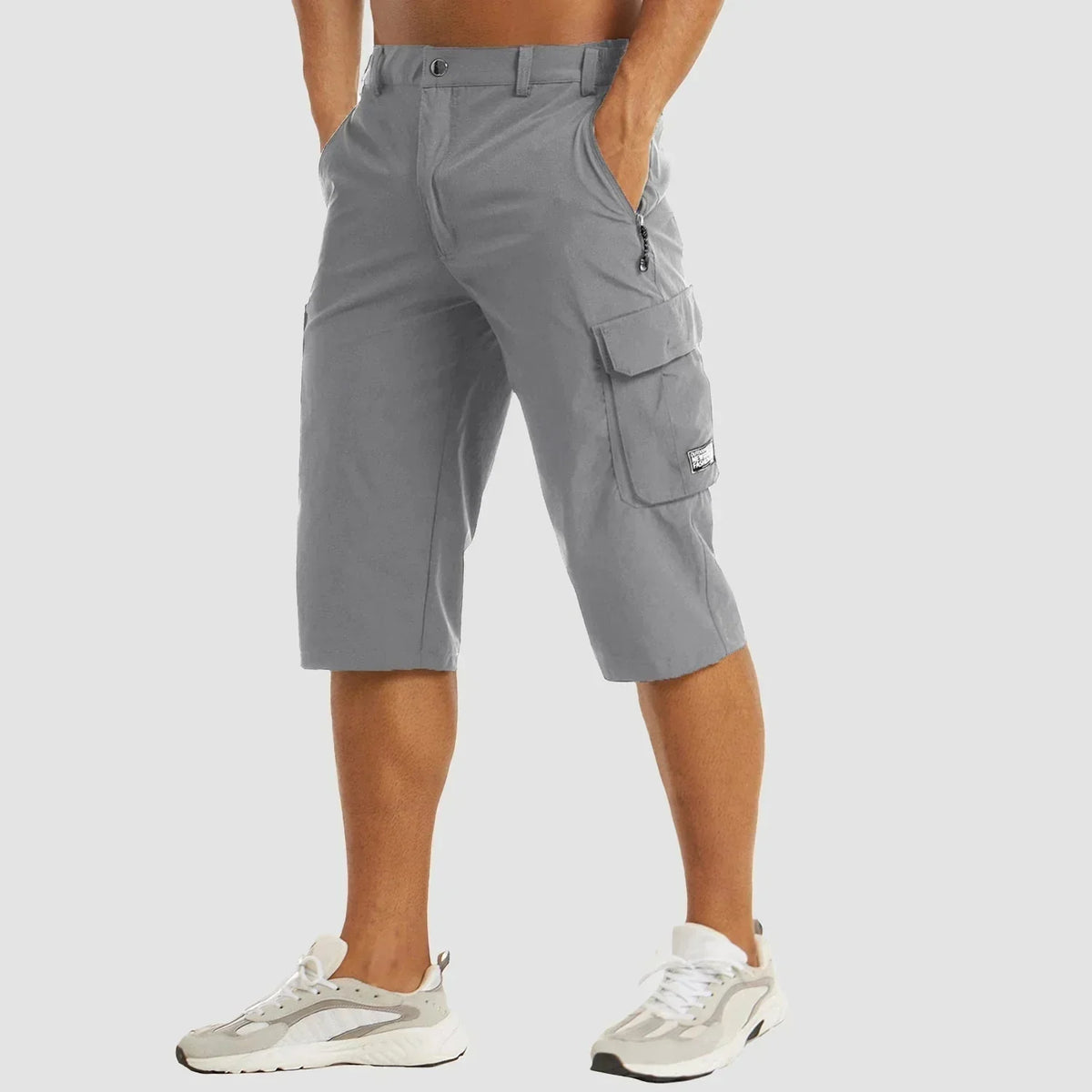 Homem Cargo Shorts Secagem Rápida