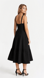 Vestido Midi Mulher Corset