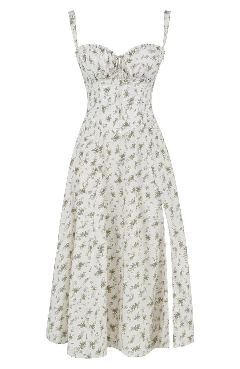 Vestido Midi Mulher Corset