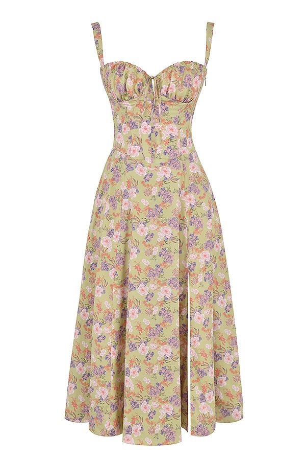 Vestido Midi Mulher Corset