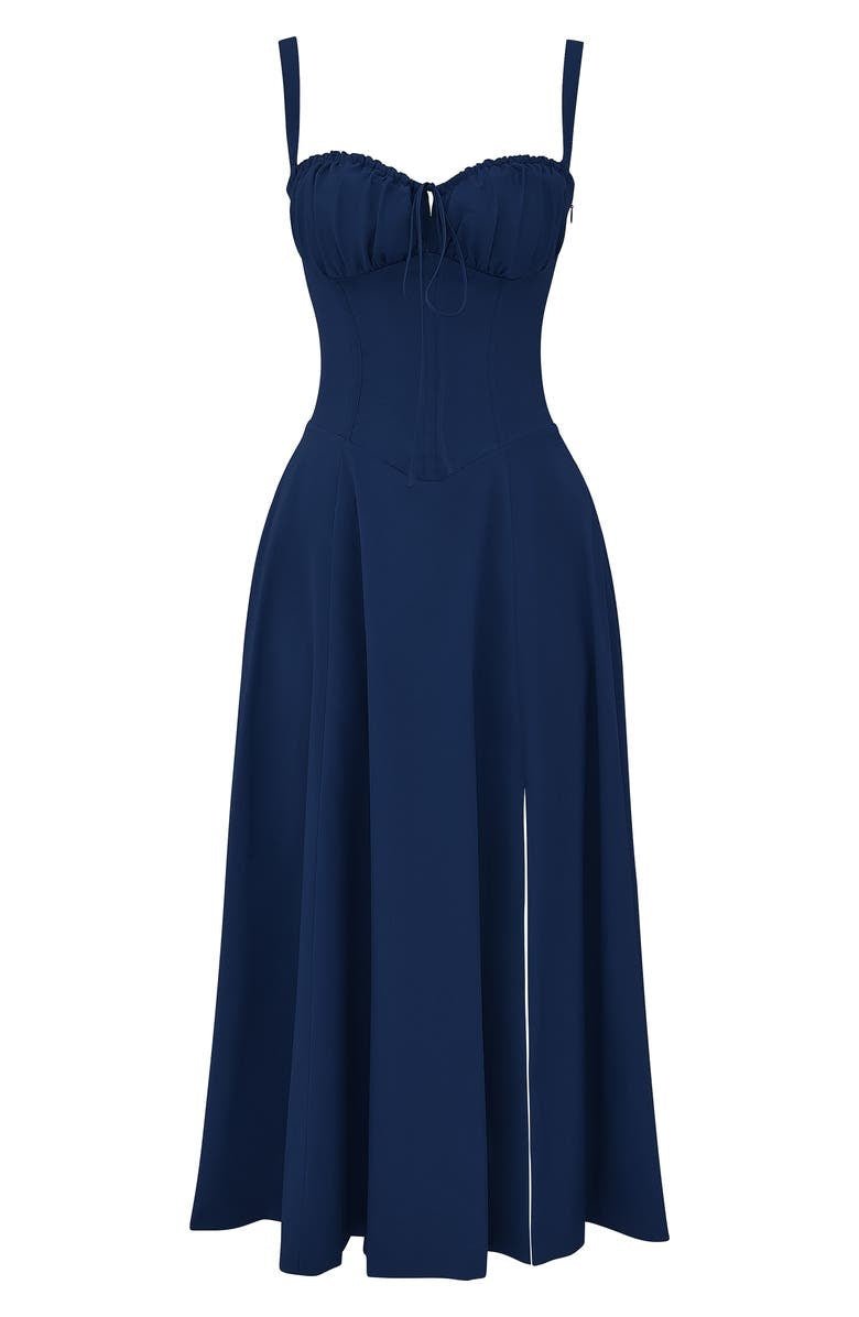 Vestido Midi Mulher Corset