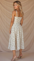 Vestido Midi Mulher Corset