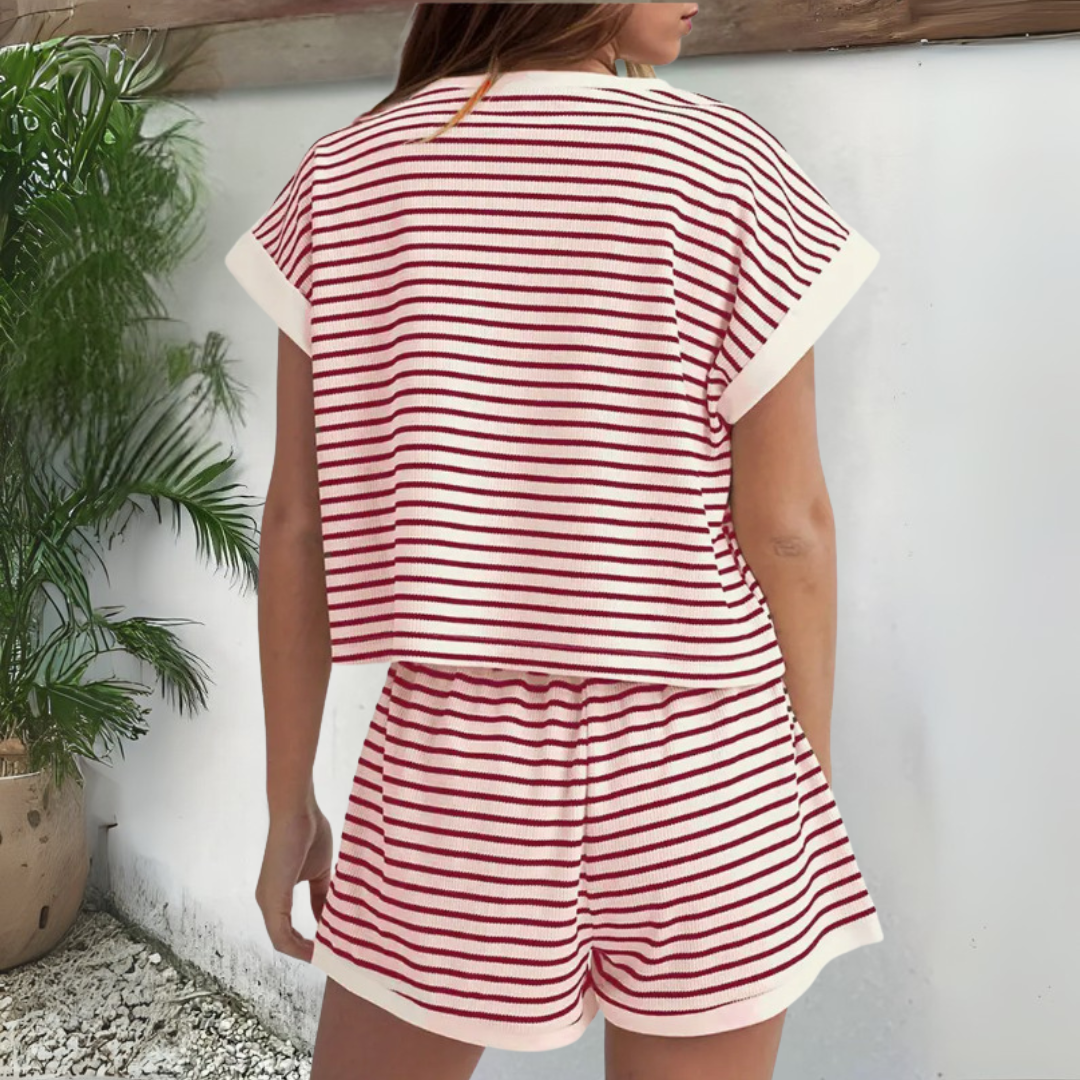 Conjunto de Short Feminino | Camiseta + Short | Casual Verão