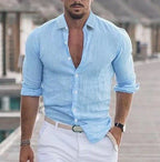 Posy | Camisa de Linho Masculina Respirável