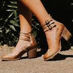 Sapatos de Salto Vintage Femininos | Estilo Retro, Bico Redondo | Marlowe