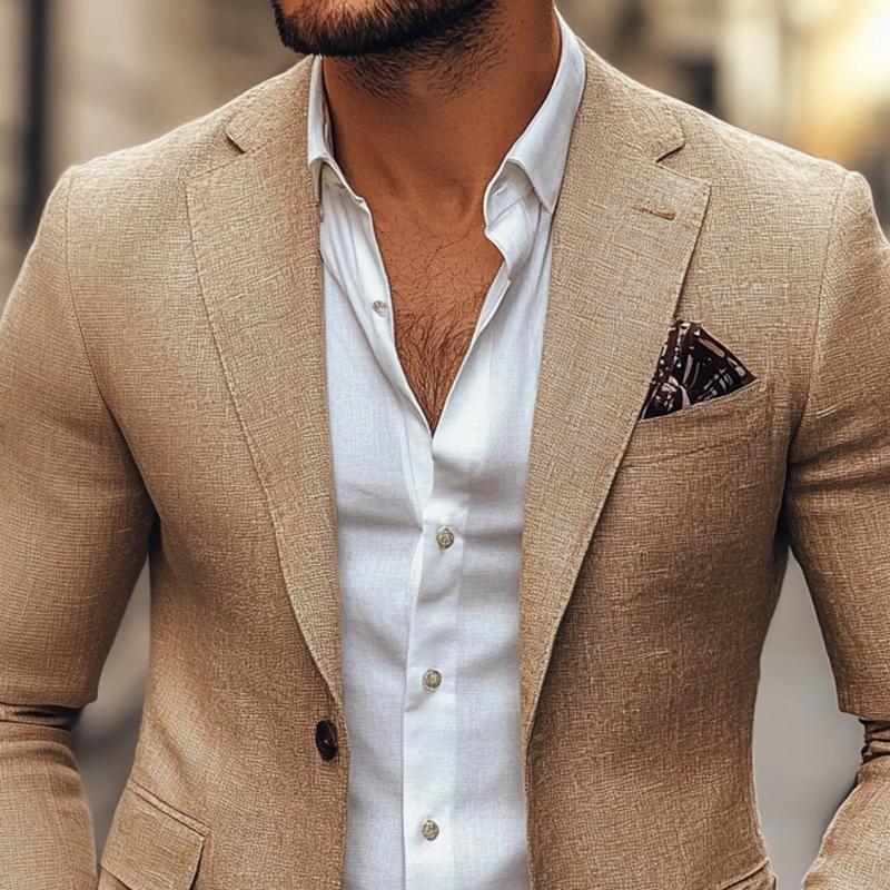 Jolie | Blazer Masculino Slim Fit Dois Botões