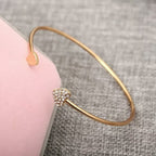 Wren | Pulseira Feminina | Design Elegante e Simples | Dourado, Prateado