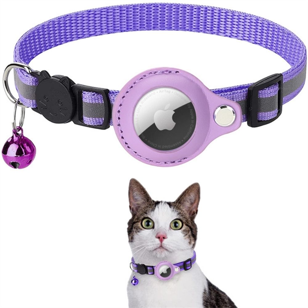 Liora | Coleira GPS para Gatos Refletiva com Libertação Rápida