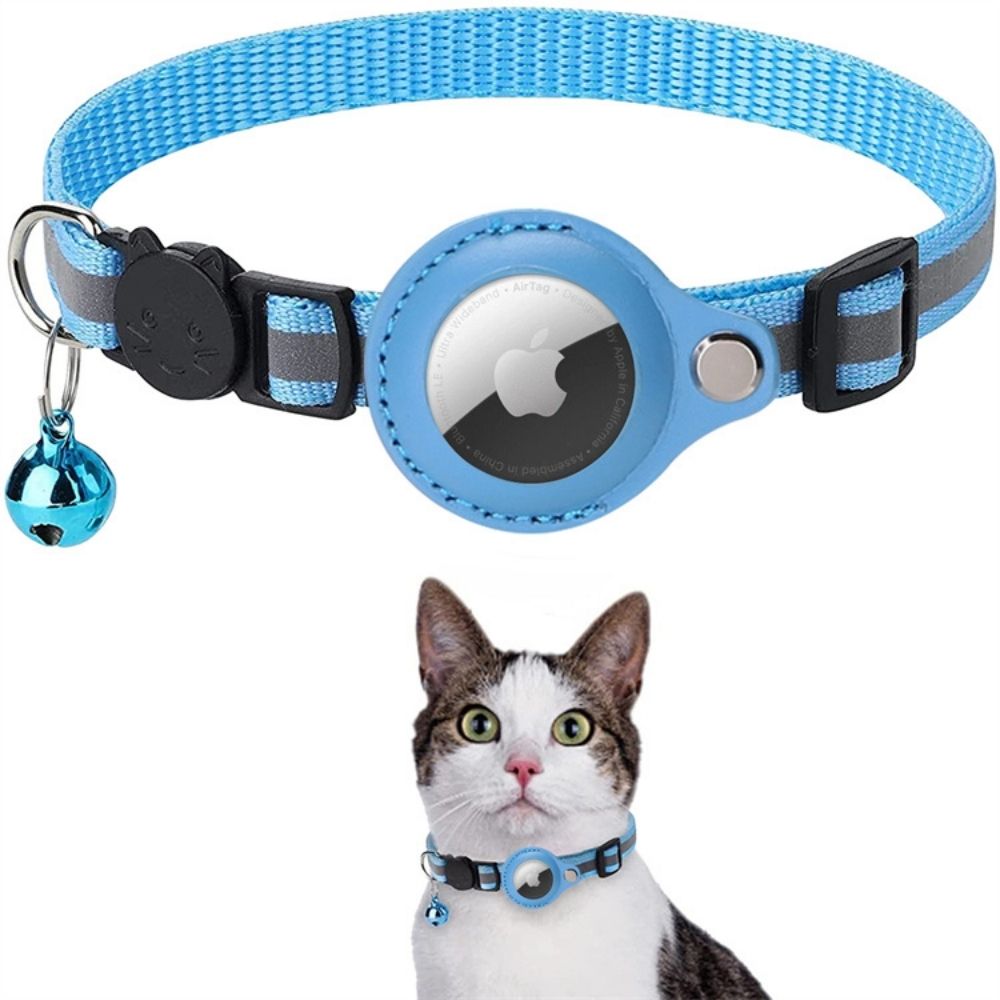 Liora | Coleira GPS para Gatos Refletiva com Libertação Rápida