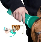 Kira | Garrafa de Água Portátil 3 em 1 para Animais | Dispensador, Tigela | Sem BPA